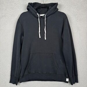 Reigning Champ Hoodie Mens M Black Cotton‎ Pullover Heavyweight Minimalist Basic